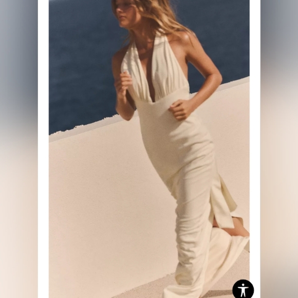 Zara Long Halter Dress - Picture 1 of 7